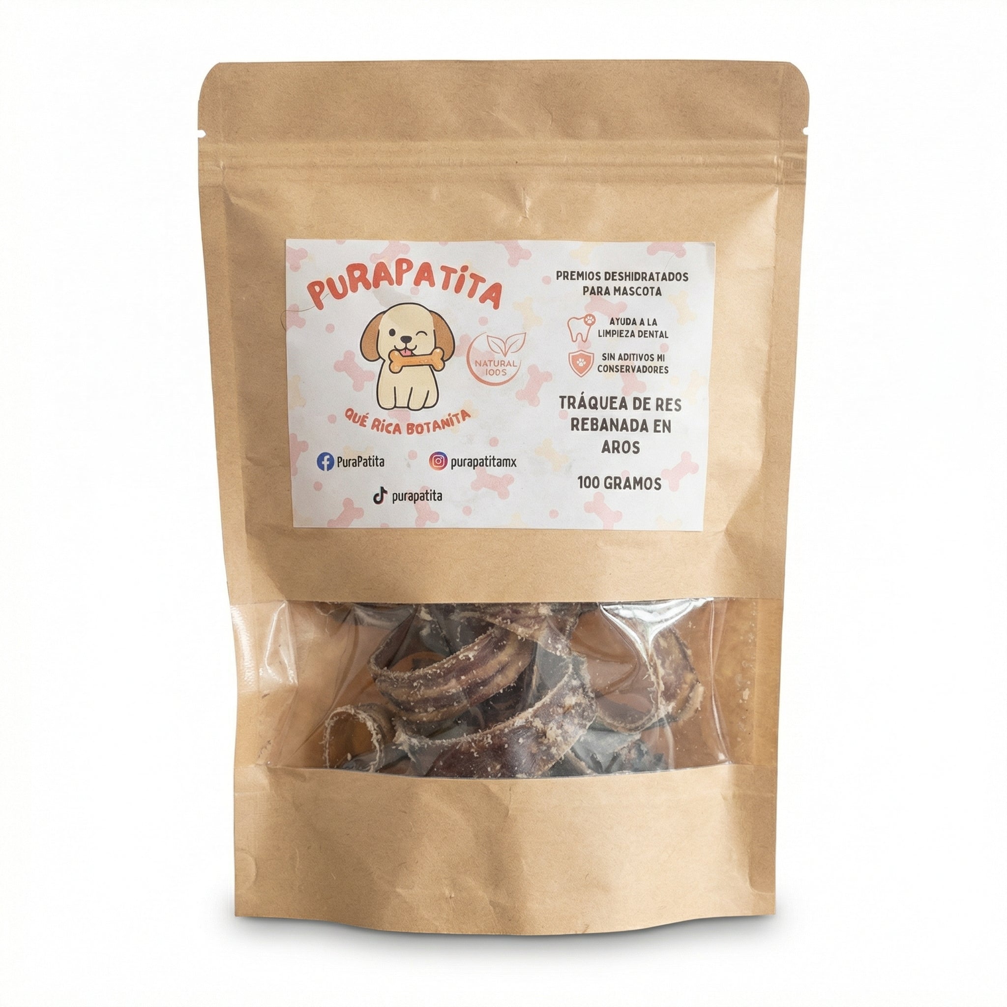 Traquea de res rebana en aros