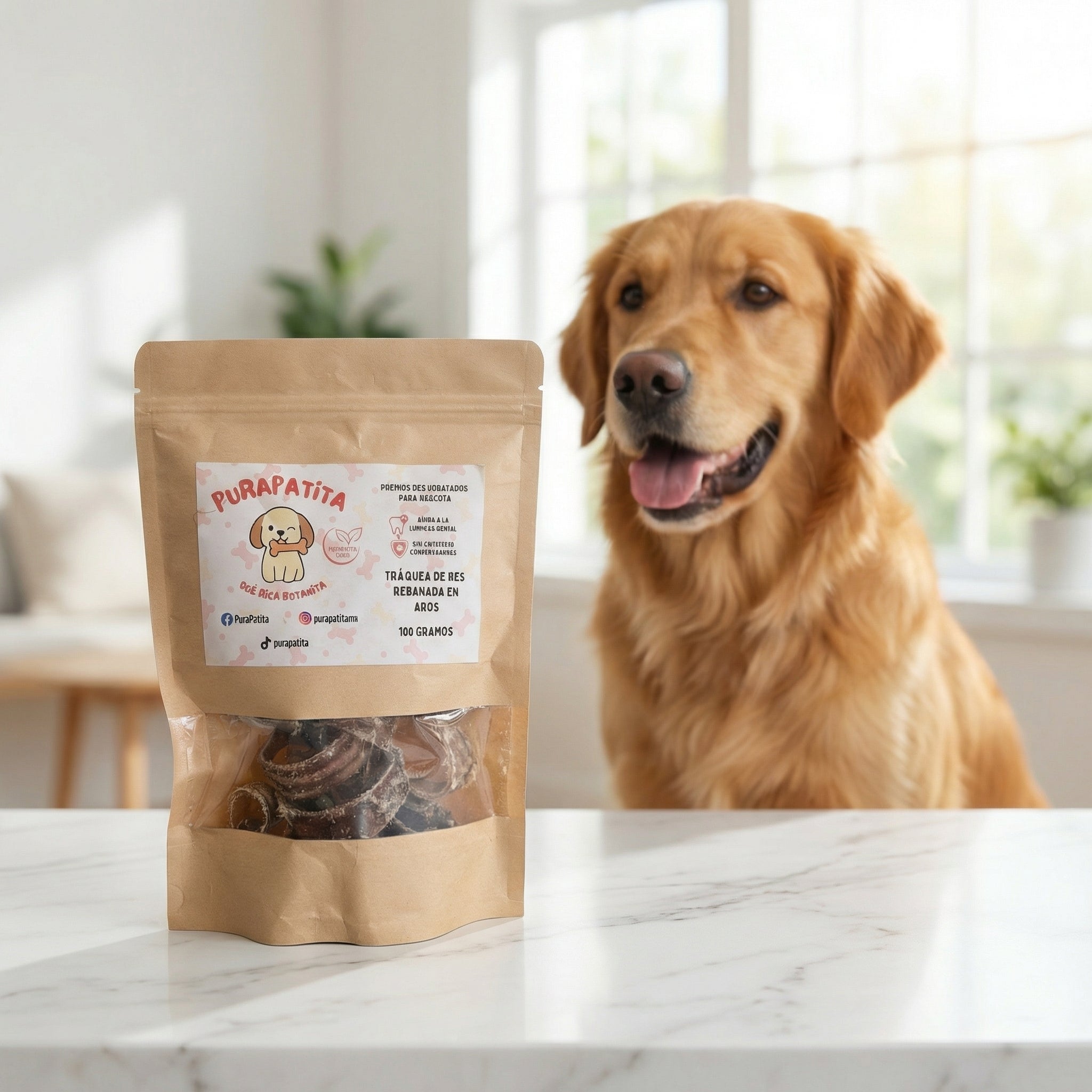 Traquea de res rebana en aros