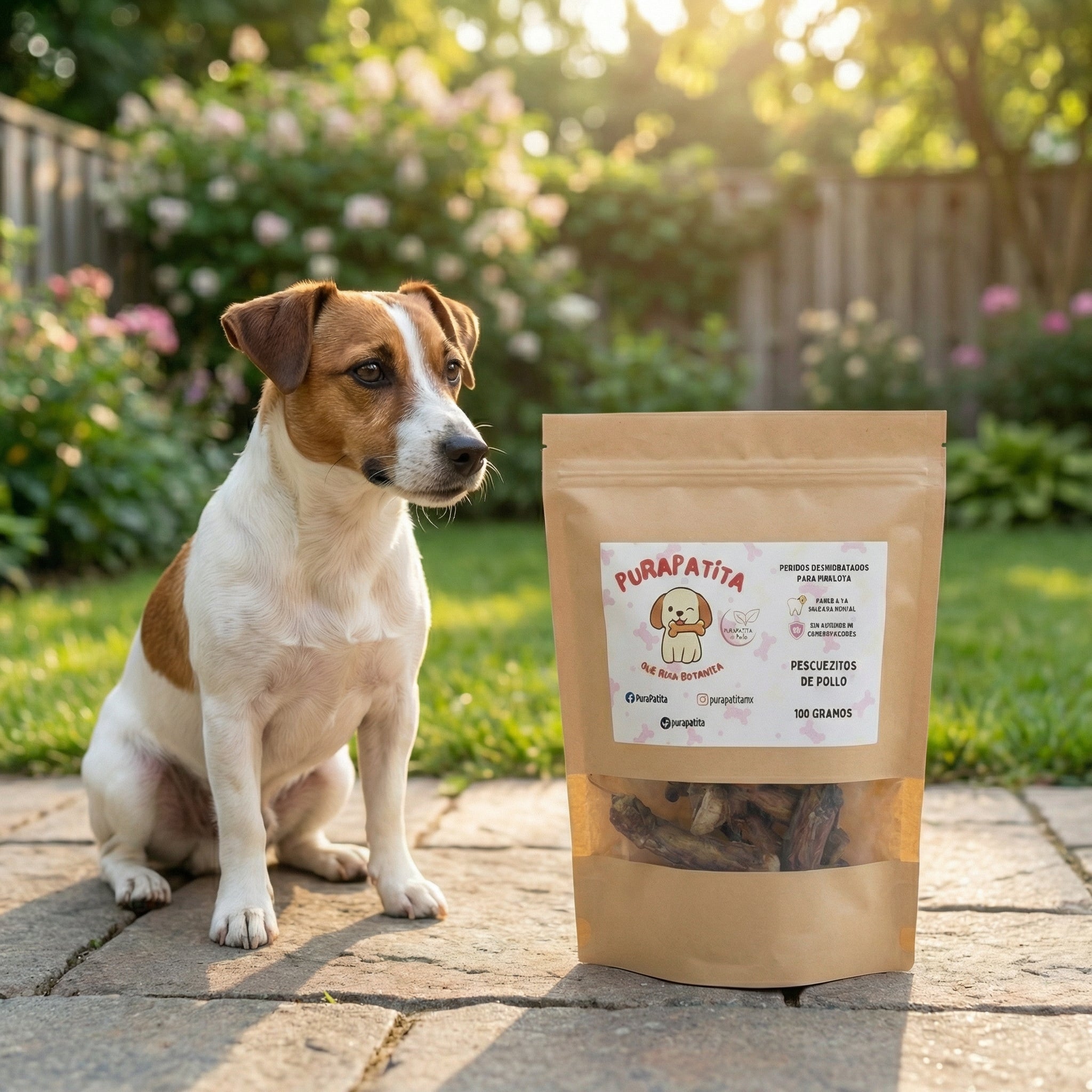 Pescuezitos de pollo deshidratados