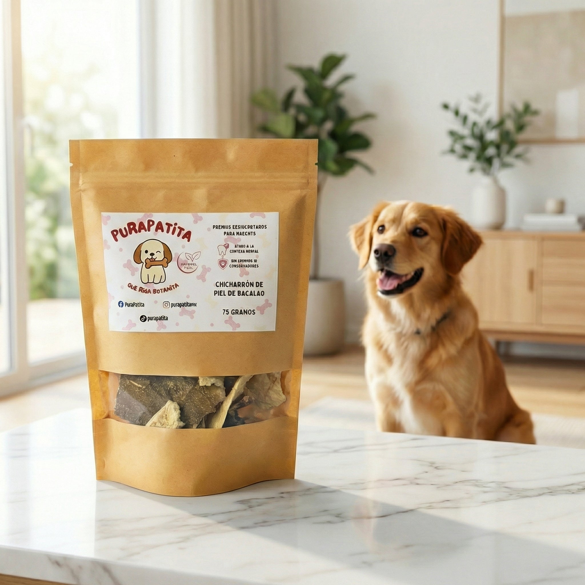 Chicharron de piel de bacalao